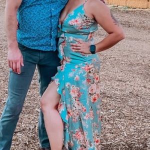 Dress Forum Juliet Ruffle Maxi Dress